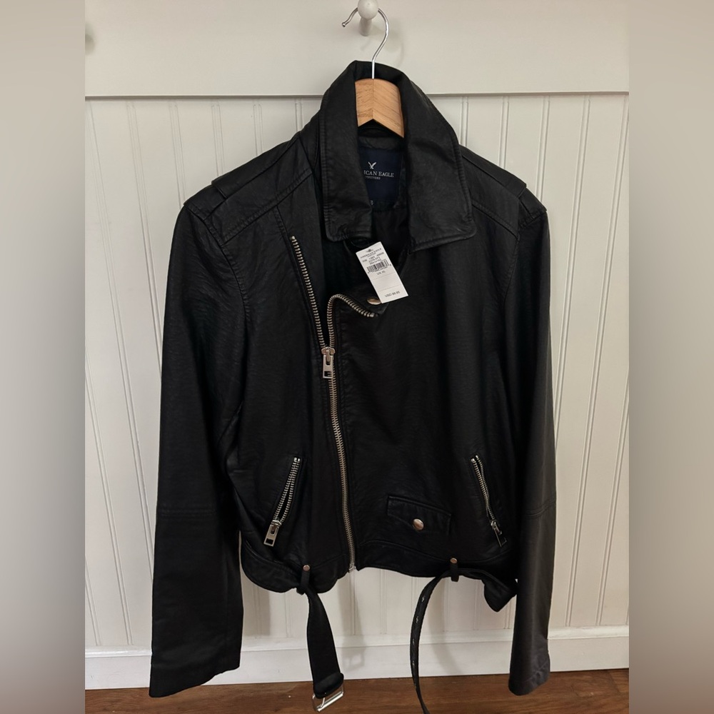 Brand new w/ tags American Eagle faux leather moto jacket